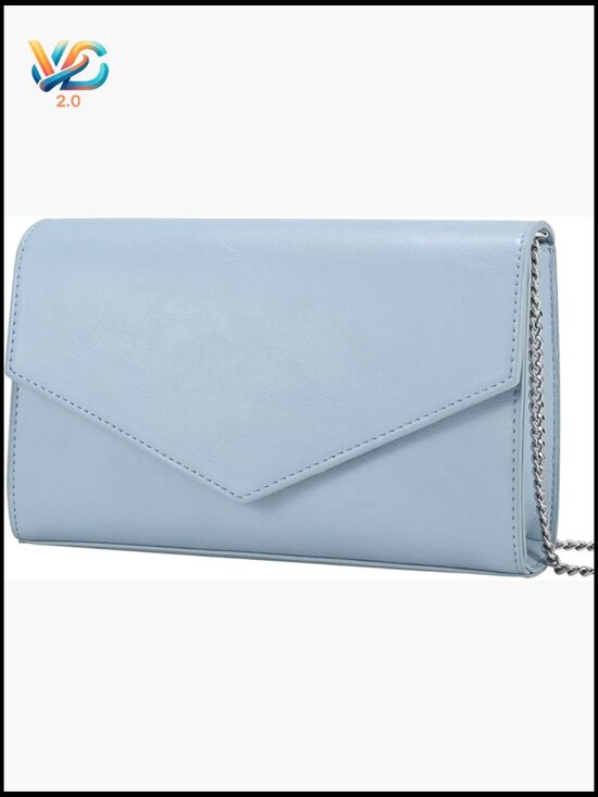 Handbags - Foldover Envelope Crossbody Clutch Purse with Magnetic Snap Closure